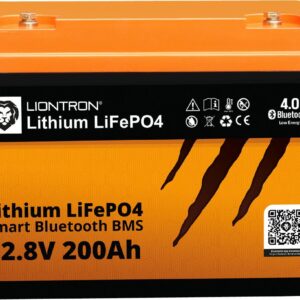Liontron LiFeP04 Smart Bluetooth BMS Lithium Batterie 12,8 V 200 Ah