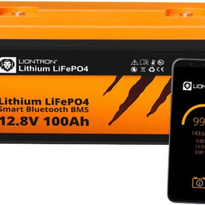 Liontron LiFePO4 LX Arctic Smart Bluetooth BMS Lithium-Batterie 12,8 V 100 Ah