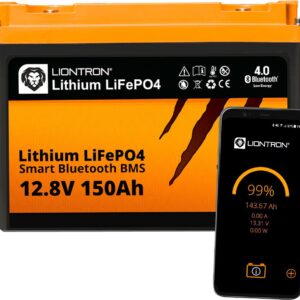 Liontron LiFePO4 LX Arctic Smart Bluetooth BMS Lithium-Batterie 12,8 V 150 Ah