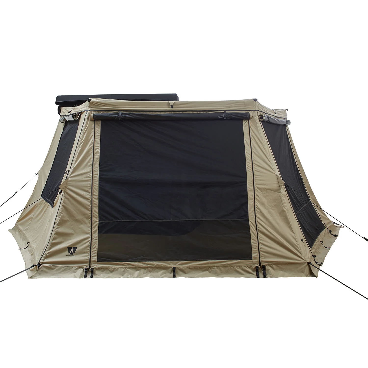 VICKYWOOD Zeltraum zu Seitenmarkise 270° LIGHT LEAF Links 2m sand