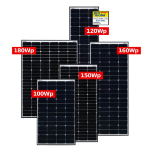 Solarpanel Offroad - Camper - Boot - black tiger 100Wp - 180Wp