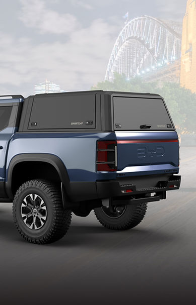 SmartCap Defender BYD Shark 2024-Current Double Cab Mattschwarz