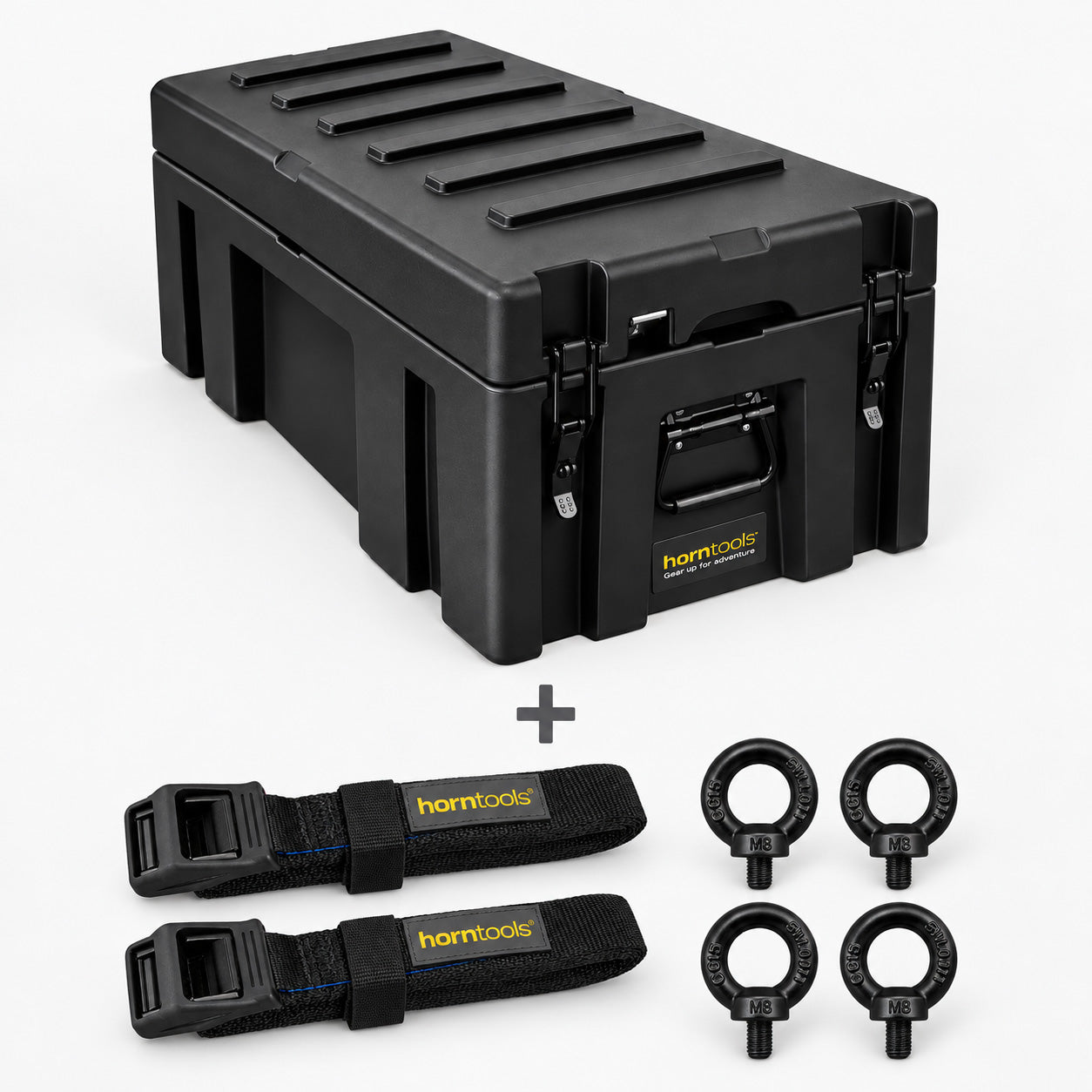 horntools Transportbox wasserdicht 102 Liter (Ohne Organizer · Mit Befestigungs-Kit) horntools Transportbox wasserdicht 102 Liter (Ohne Organizer · Mit Befestigungs-Kit)