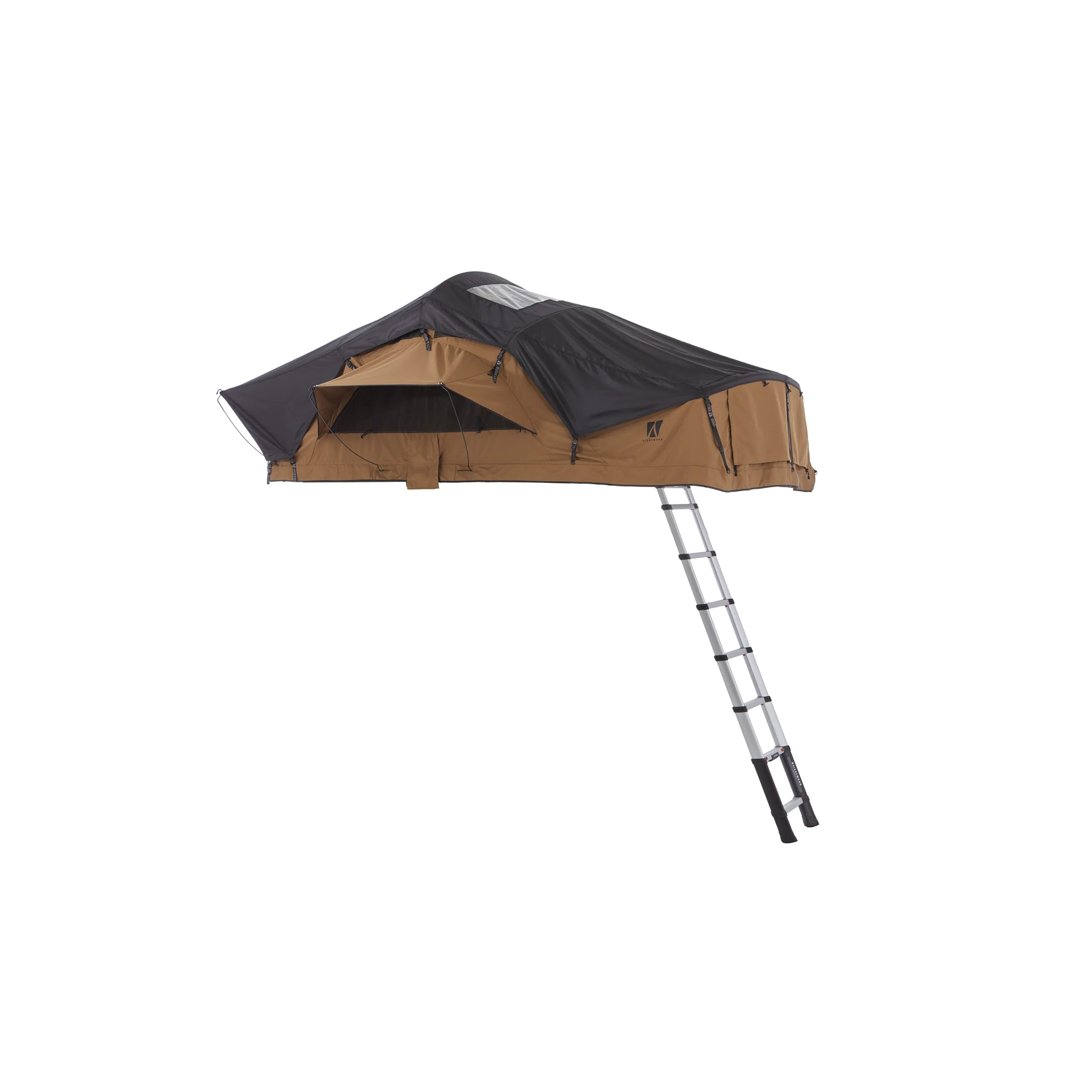VICKYWOOD Dachzelt WILLOW PRO 1 ECO 160 goldbraun m. MAMMOTH Leiter m. Komfort-Hybridmatratze VICKYWOOD Dachzelt WILLOW PRO 1 ECO 160 goldbraun m. MAMMOTH Leiter m. Komfort-Hybridmatratze