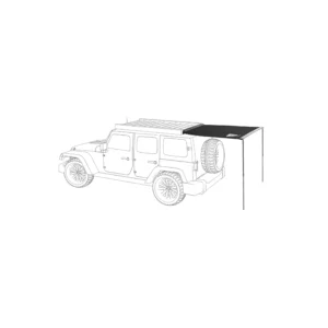 VICKYWOOD Heck Automarkise VICKYWOOD 140 cm schwarz